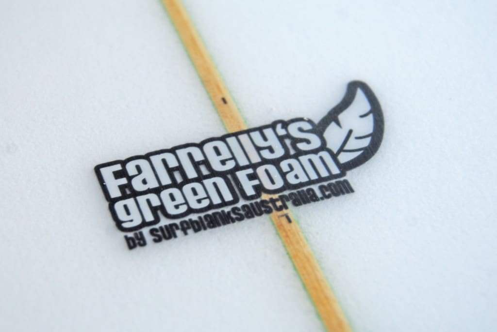 Surfboard Foam Green