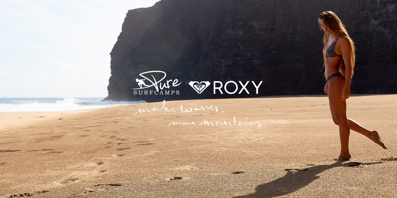 Puresurfcamps und Roxy Sponsoringvertrag im Wert von 8000 Euro 8
